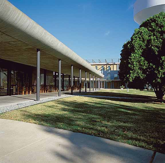 Pervious Paving was installed in the fire lane access areas at the Addison Community Theater in Addison, Texas, using Grasspave2.