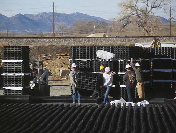 Stormwater Chambers were installed at International Governor, Broomfield, Colorado, using drainstore3.