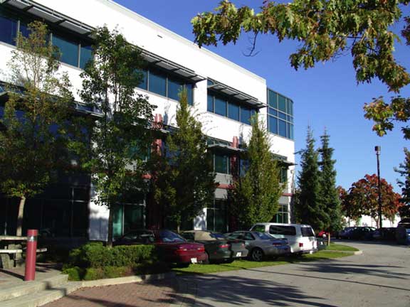 Porous pavement was installed in parking areas at the Crestwood Corporation in Richmond, British Columbia, using Grasspave2.