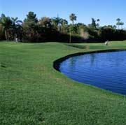 Grass Paving was installed in pedestrian traffic areas at Phoenician Suites Golf, Scottsdale, Arizona, using Grasspave2.