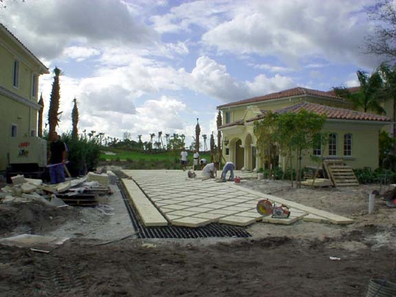 A Grass-Reinforcement System was installed at the Old Palm Golf Course Residences, Palm Beach, Florida, using Grasspave2.