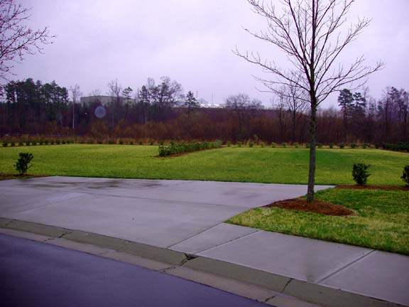 Pervious Pavers were installed in the automoble display areas at Roush Racing Headquarters, Concord, North Carolina, using Grasspave2.