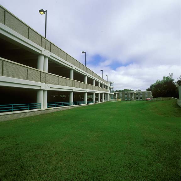 Porous Paving was installed in the fire lane access areas at New Hanover Regional Medical Center in Wilmington, North Carolina, using Grasspave2.