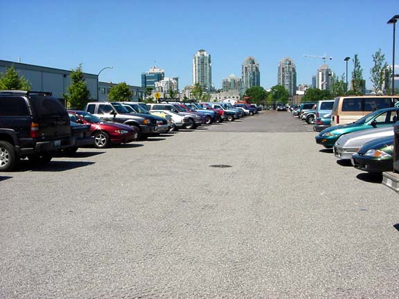 Aggregate Paving was installed in the employee's parking lot at Vancouver City Works Yard in Vancouver, British Columbia, using Gravelpave2.