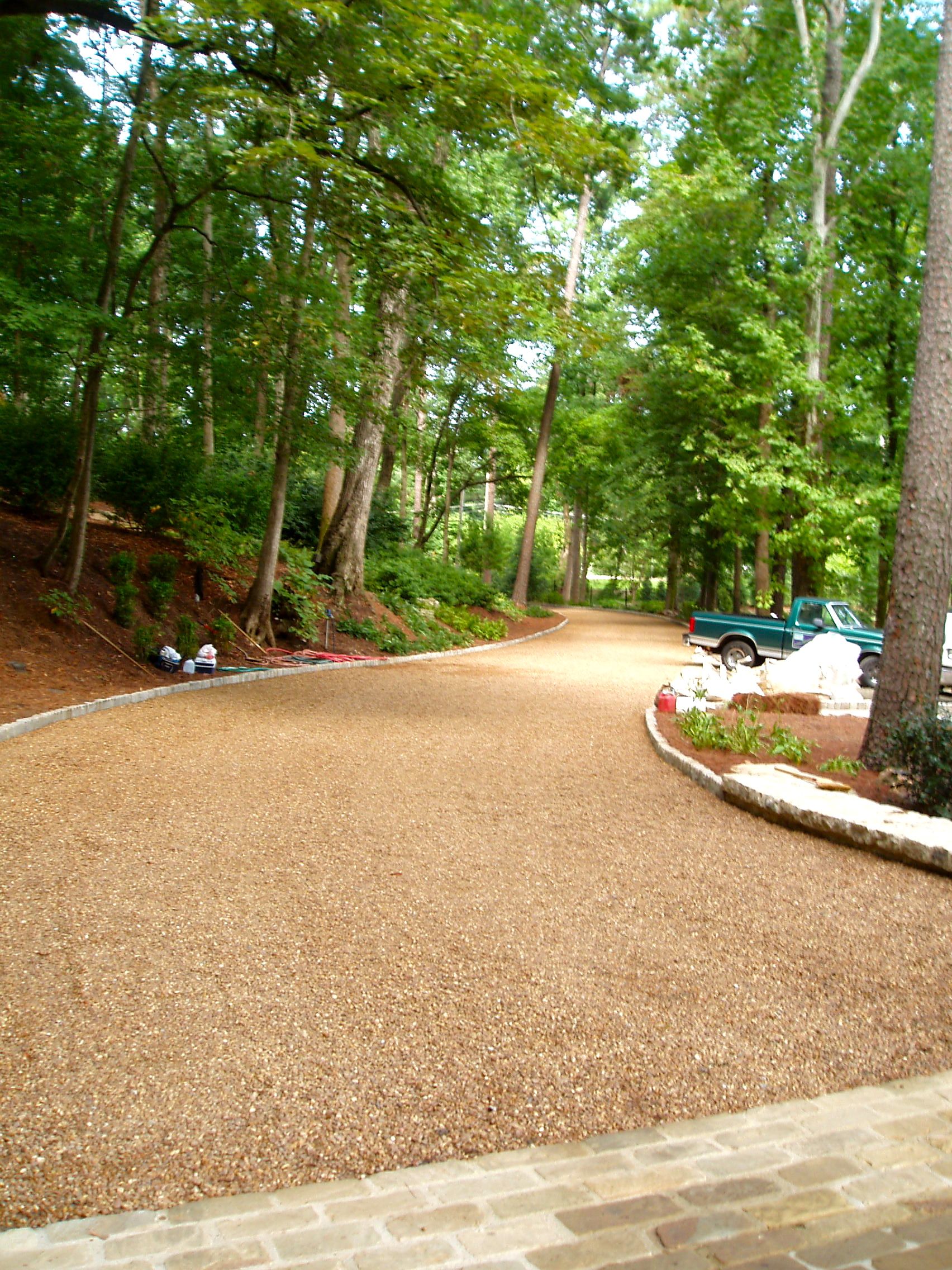 Gravelpave2 gravel paver adds a natural look to the landscape.