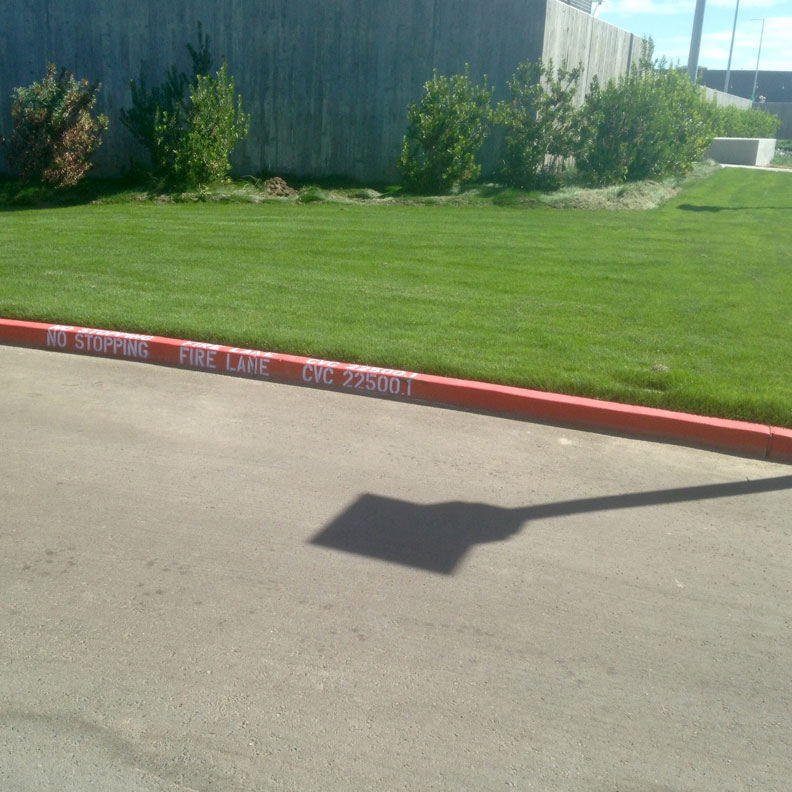 Grass Paver Fire Lane at the Wave